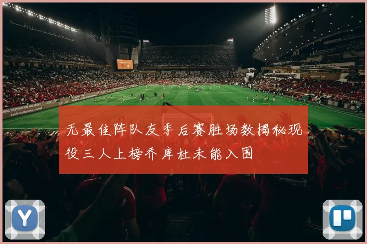无最佳阵队友季后赛胜场数揭秘现役三人上榜乔库杜未能入围